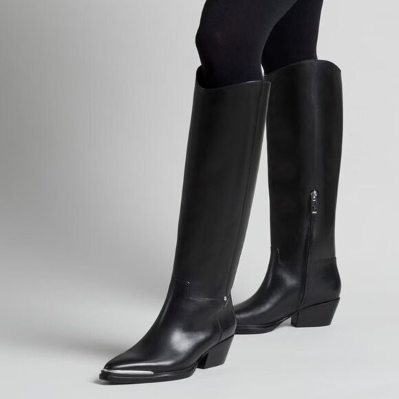 Franco Sarto Billie Western Knee High Boot - Picture 5 of 8
